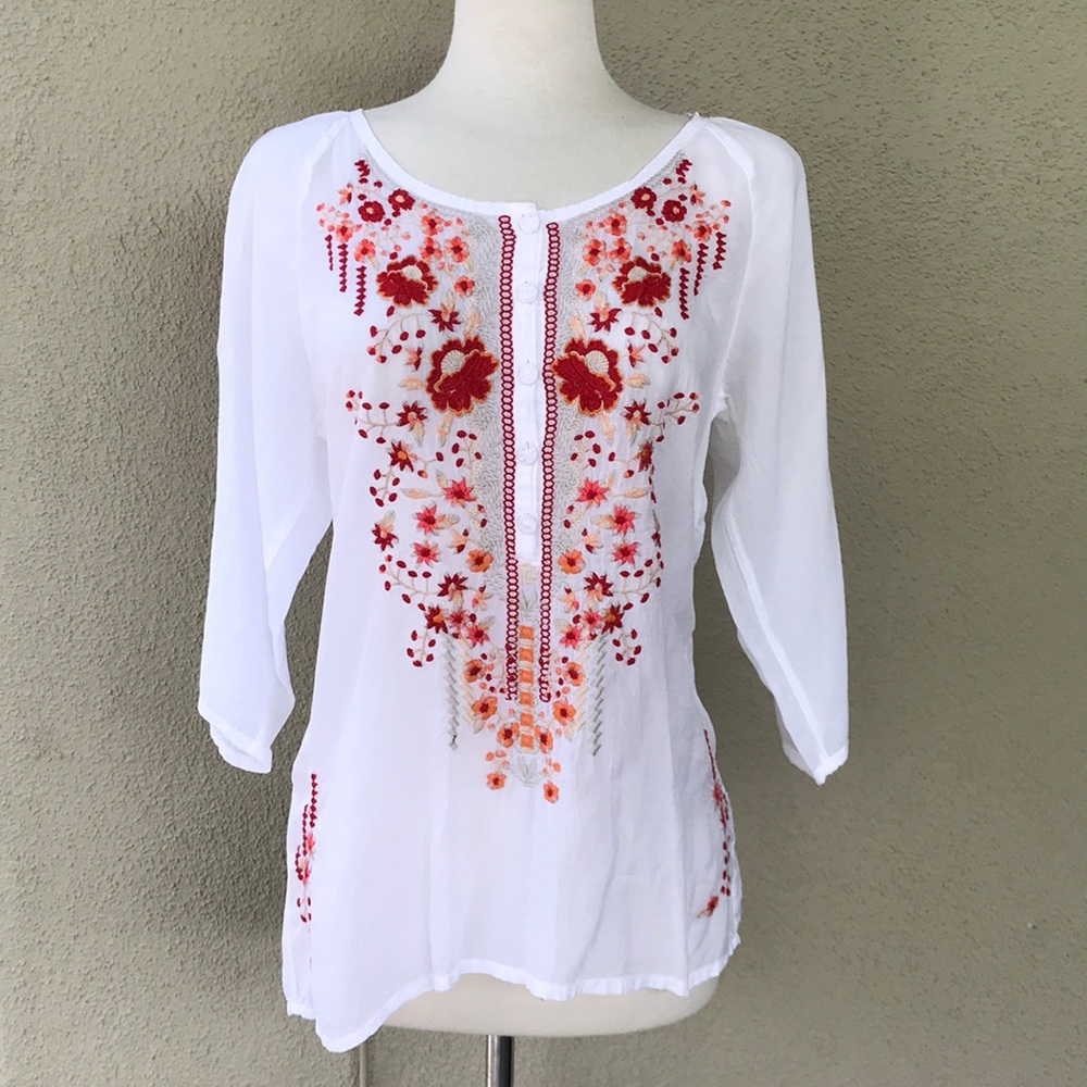 Johnny Was Olivia Blouse NWT